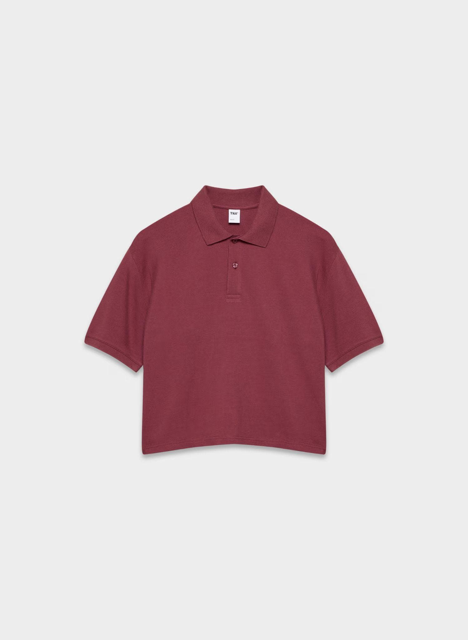 Boxy Piqué Polo