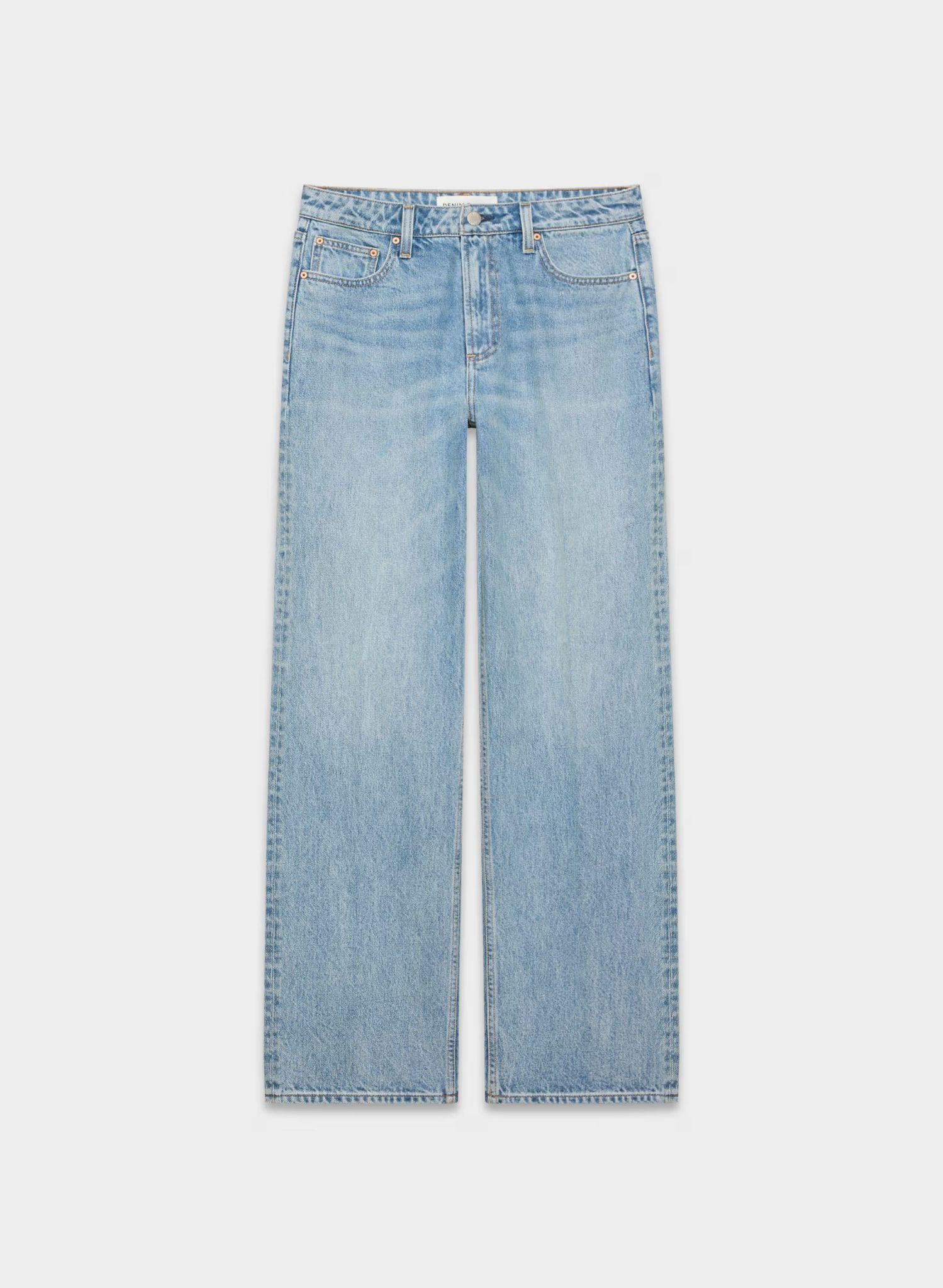 Straight Leg Light Wash Jean