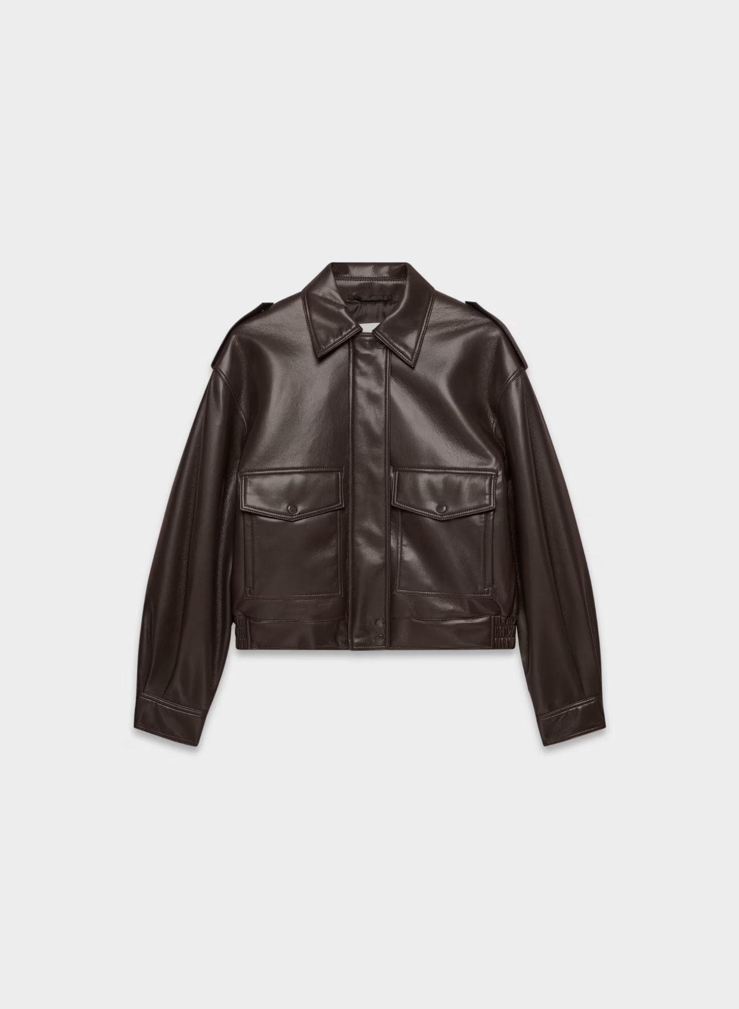 Vegan Leather Bomber